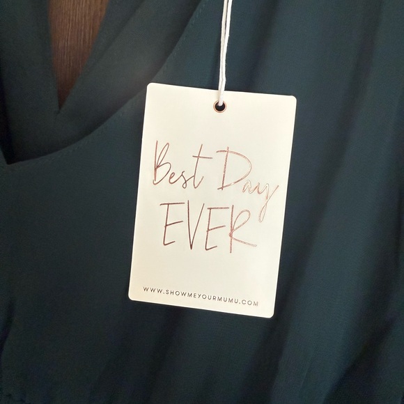 Show Me Your MuMu Dark Green Maxi Dress - Picture 4 of 6